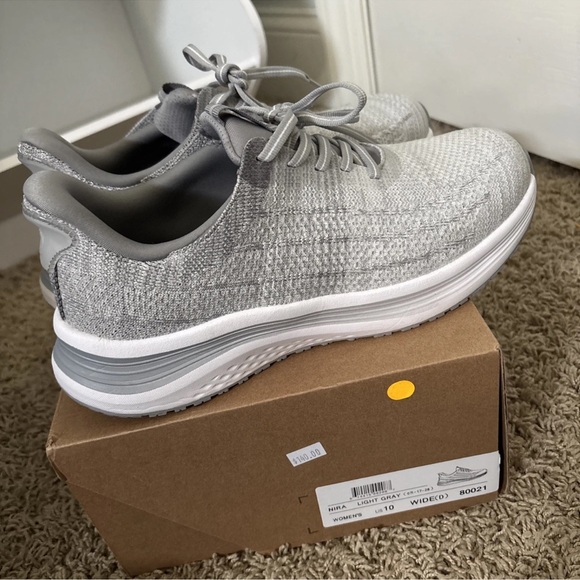 OrthoFeet Women’s Nira Light Gray Sneakers Shoes Size 10 D WIDE - Picture 4 of 10